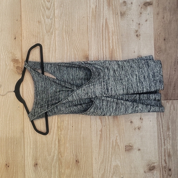 Rag & Bone Jeans Black and Gray Marles Twist Back Tank Size Small - Picture 5 of 6